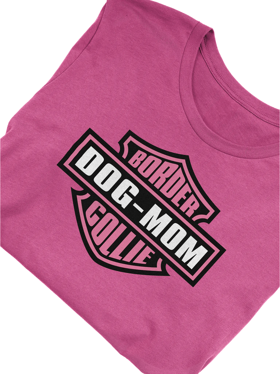 Pink Border Collie Dog Mom T-Shirt product image (3)