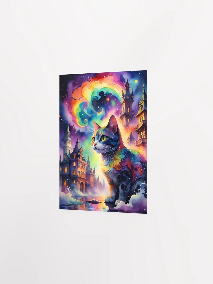 Rainbow Castle Cat Poster product image (5)