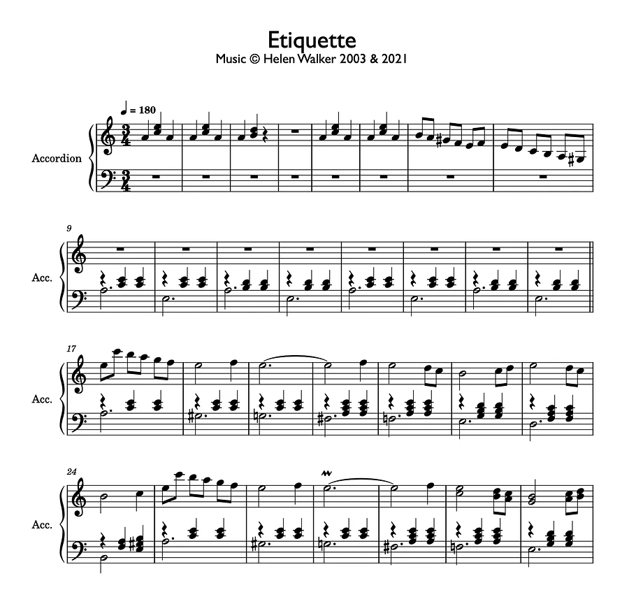 Etiquette (Accordion) product image (1)