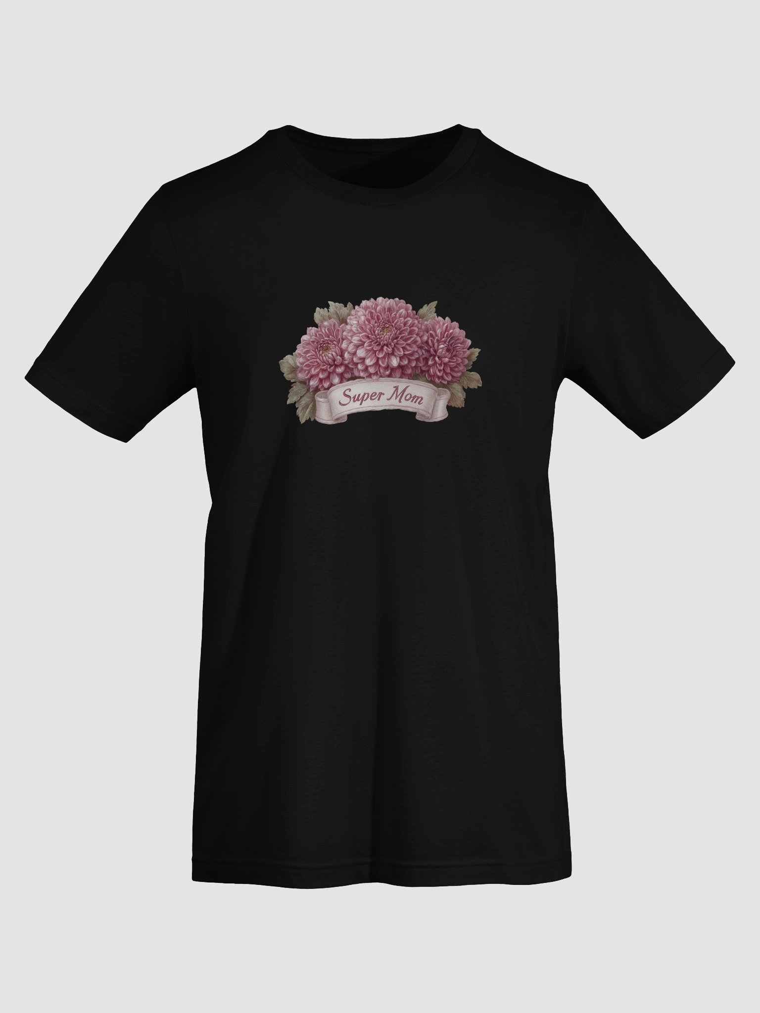 Super Mom Dahlia Flower Graphic T-Shirt product image (61)