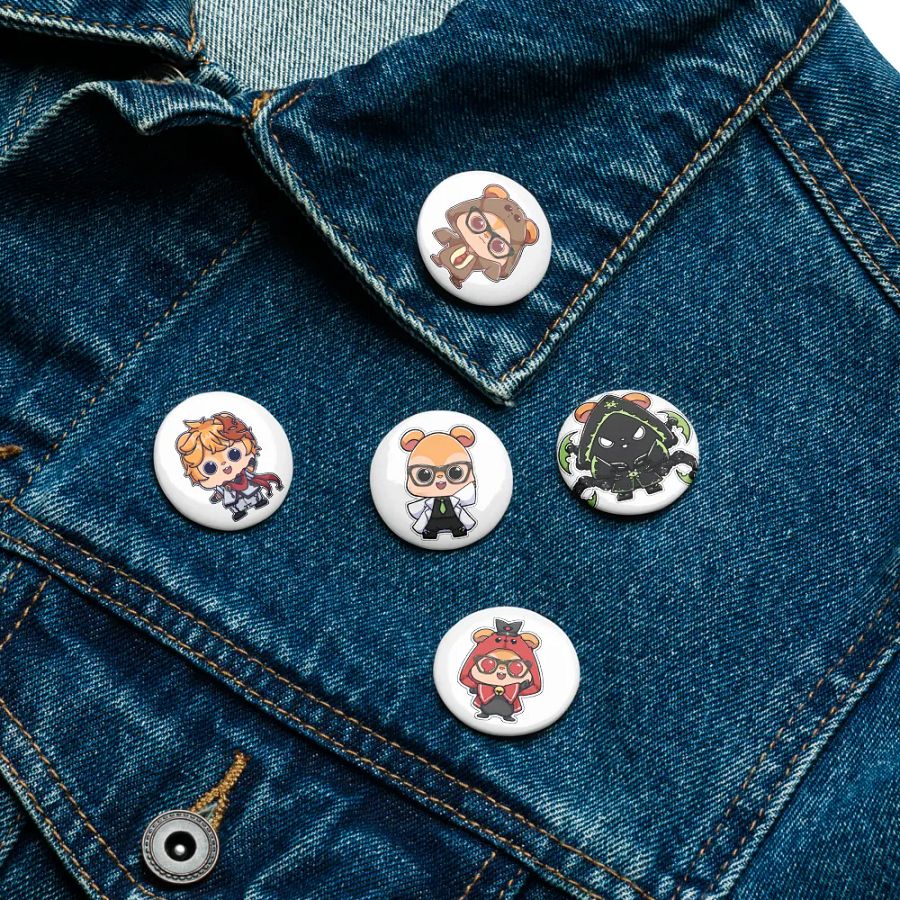 Kuma Cosplay Pins Set 001 product image (11)