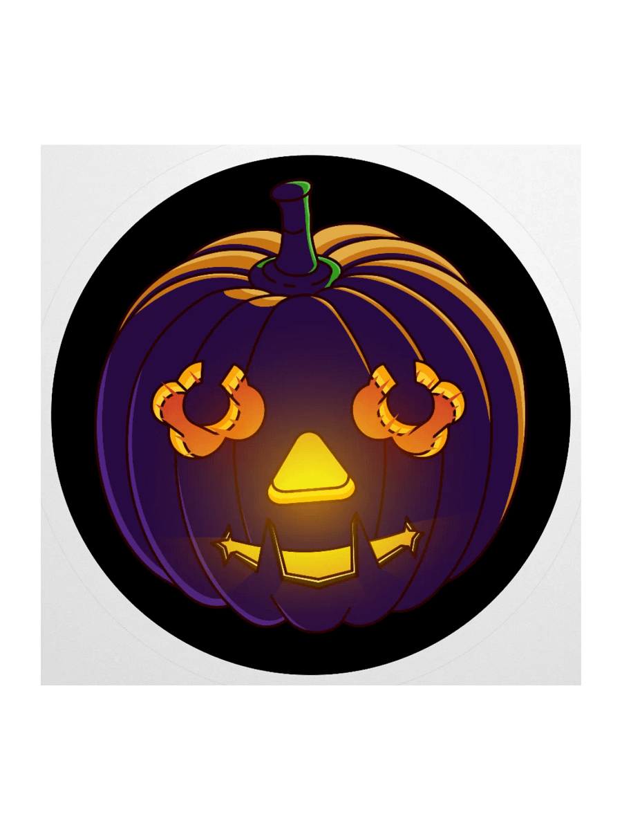 Flame pumpkin - Stickers product image (1)