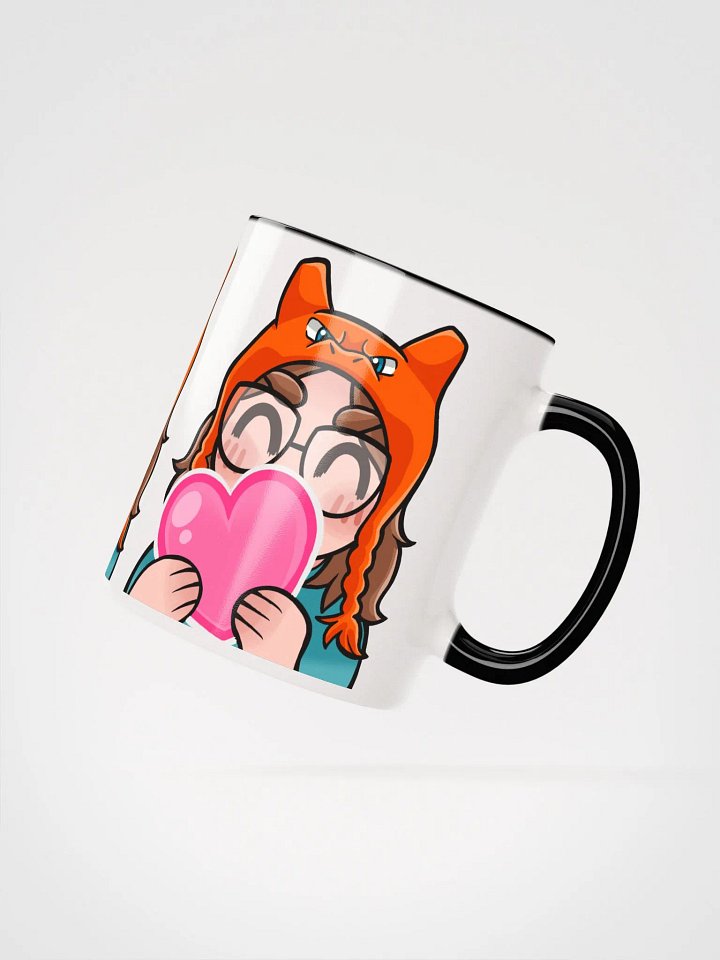 Brave Love White/Black Mug product image (3)