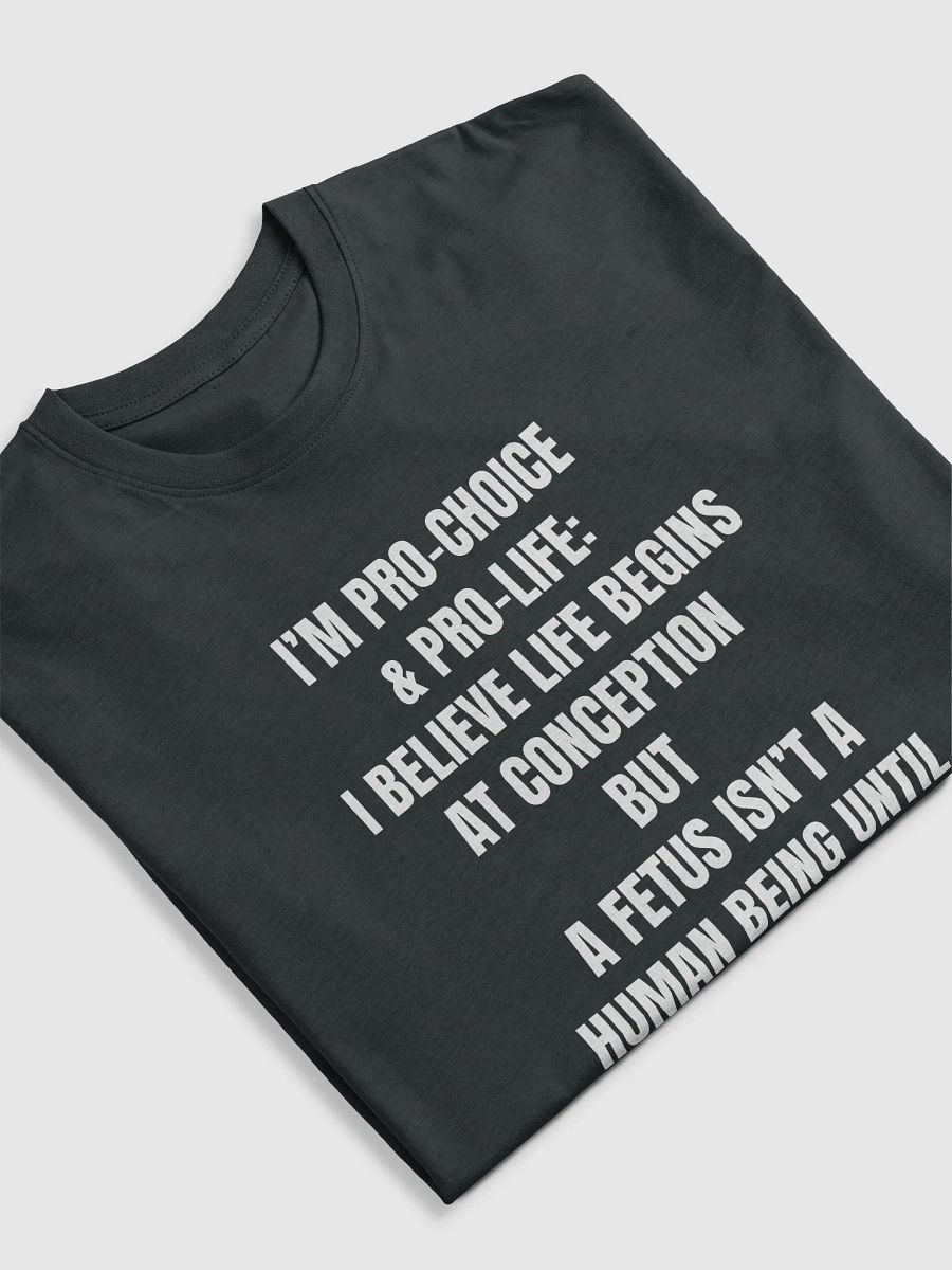 Pro-Life & Pro-Choice Glitch Noir Men's Premium Tee product image (5)