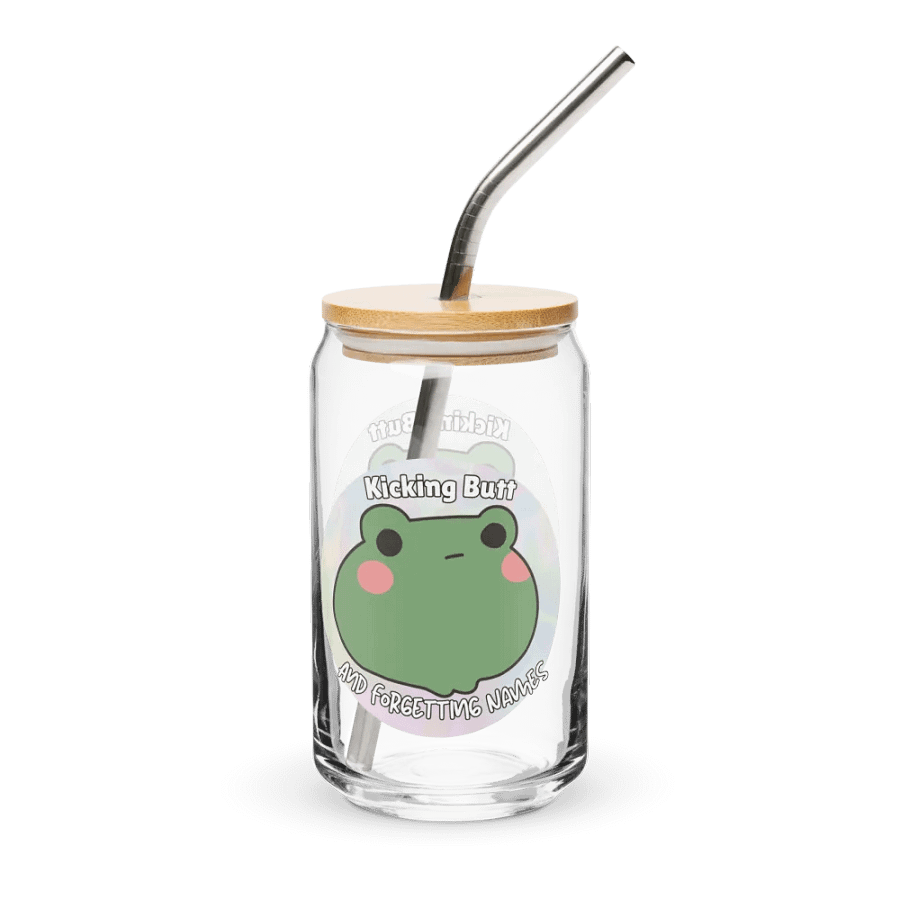 Kicking Butt Glass with Straw product image (1)