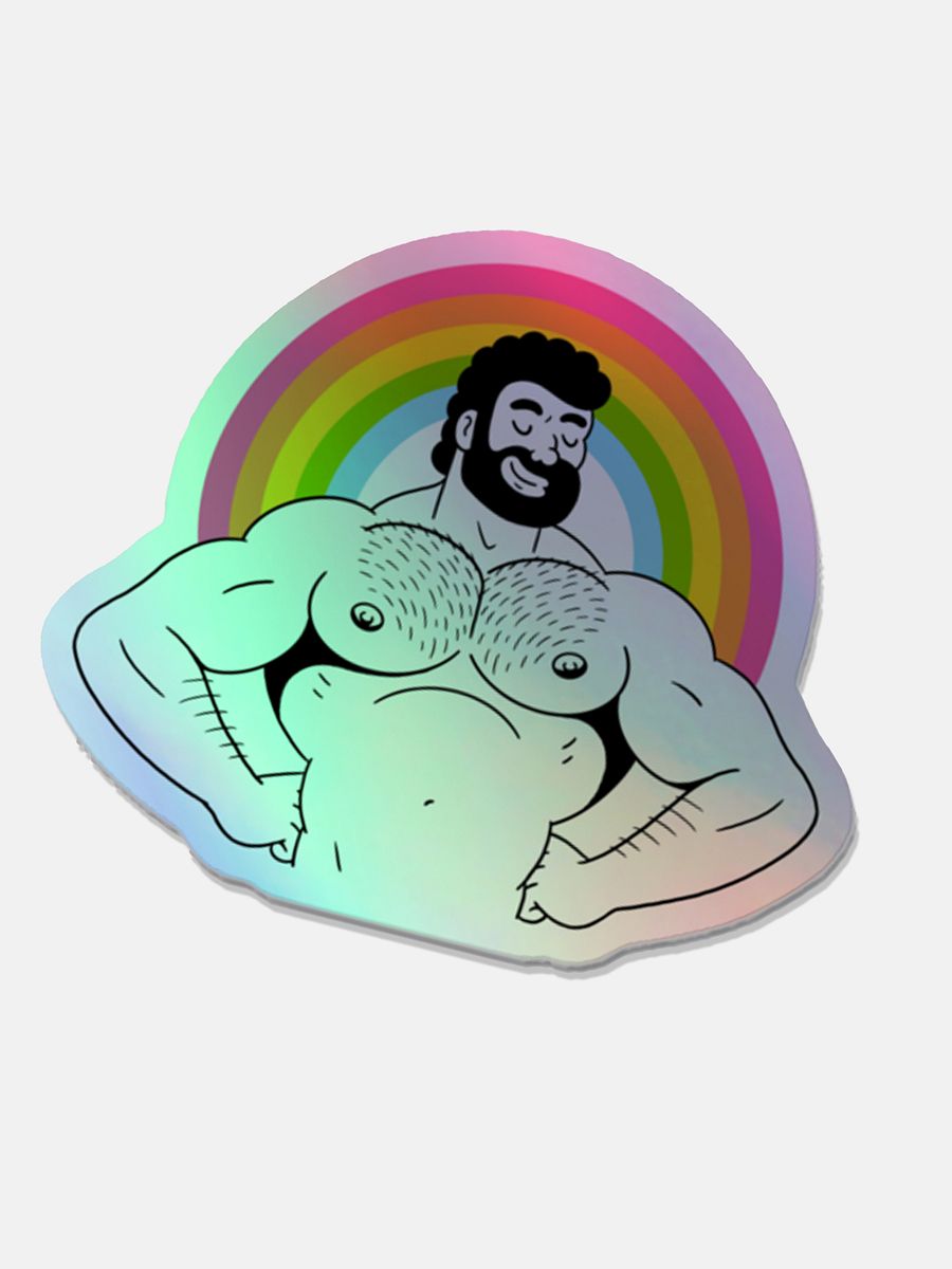 Rainbow Pride Holo Sticker product image (2)