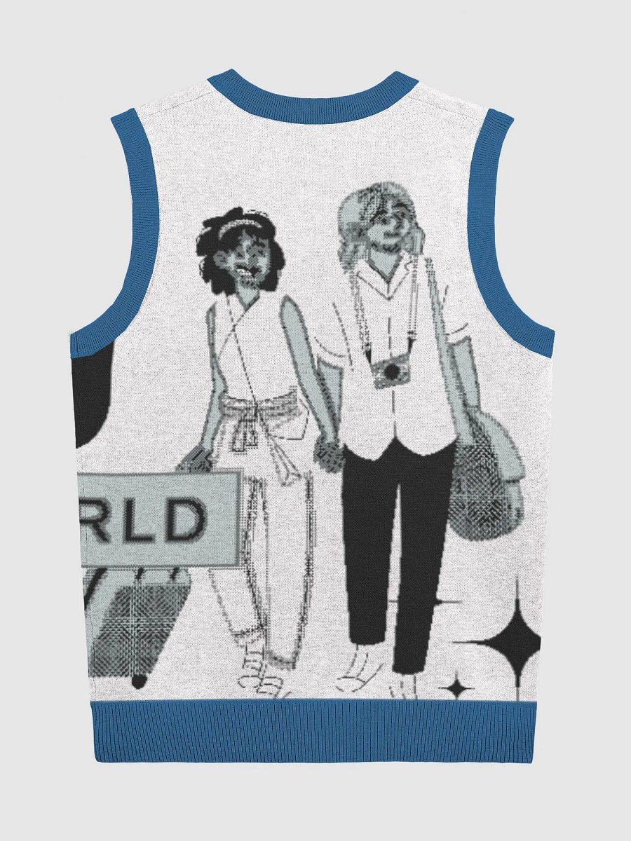 Wanderlust Jacquard V-Neck Vest product image (8)