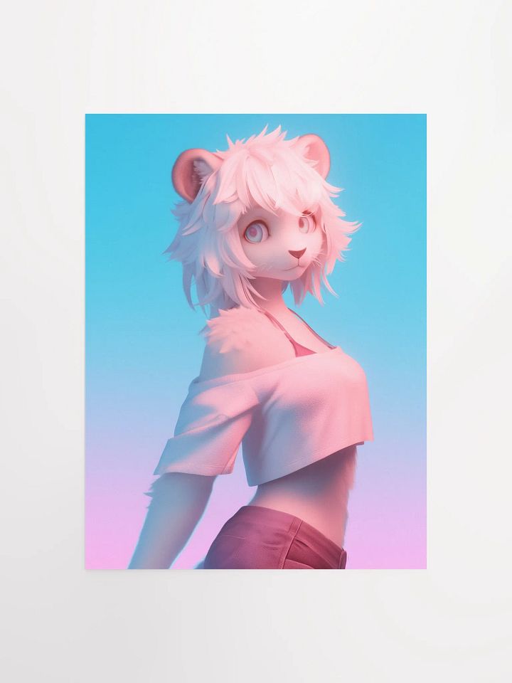 Feline Fusion Matte Poster product image (1)