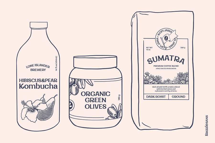 Razzle Sans | A Whimsical Sans Serif product image (4)