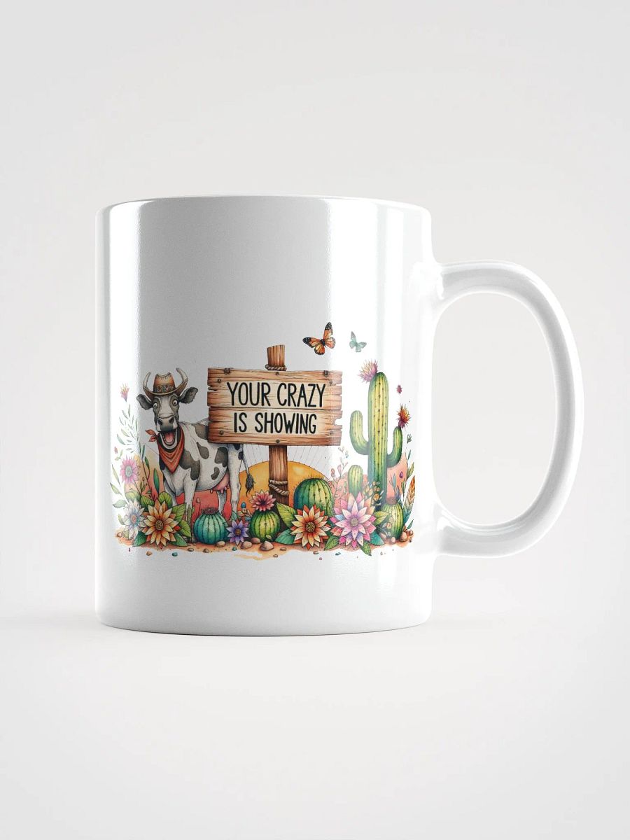 Whimsical Cow Crazy Is Showing Mug product image (1)