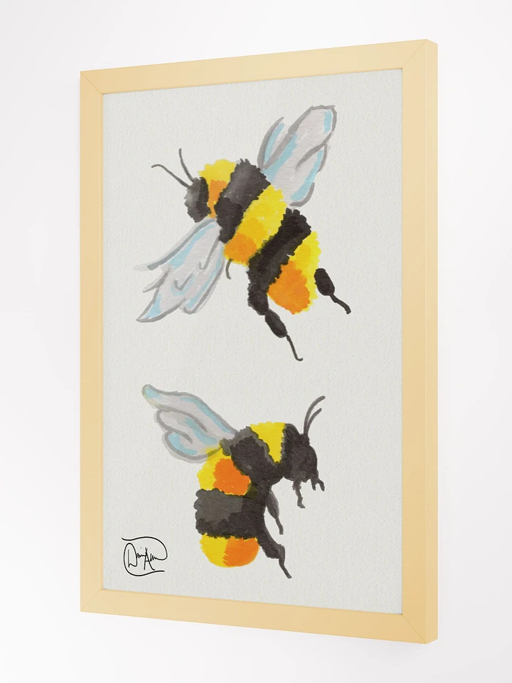 Beebert & Beetrice Watercolour Framed Poster product image (2)