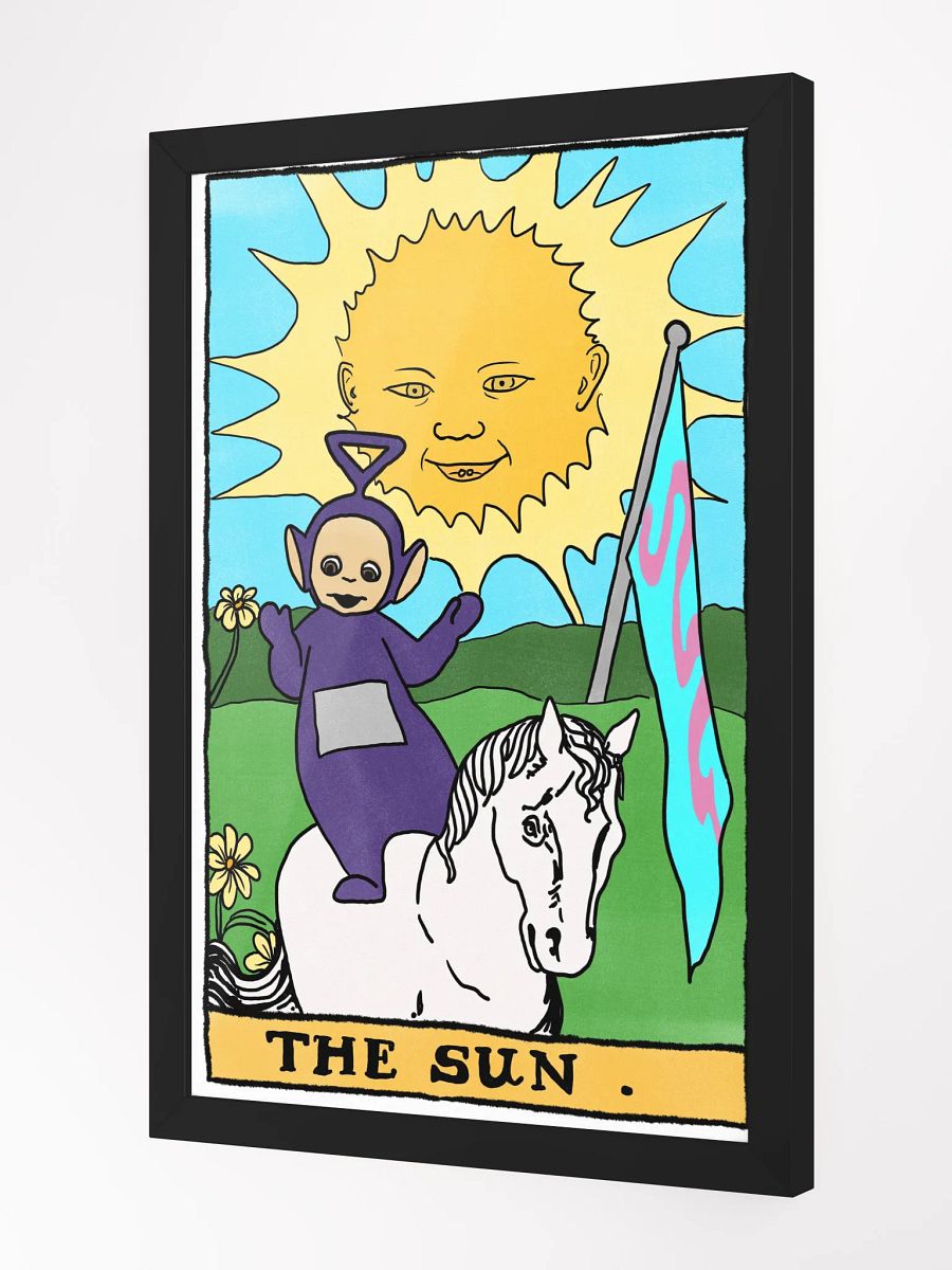 Teletubbies Sun Tarot Card Framed Print product image (2)