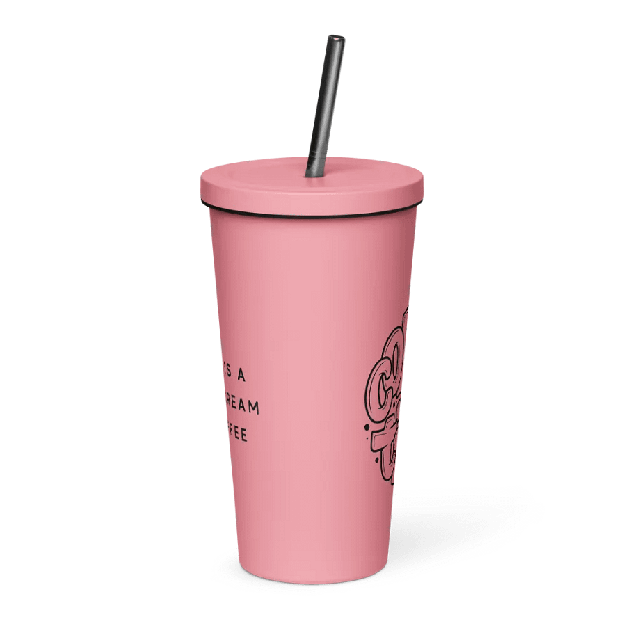 Coffee Time Insulated Tumbler with Straw product image (8)