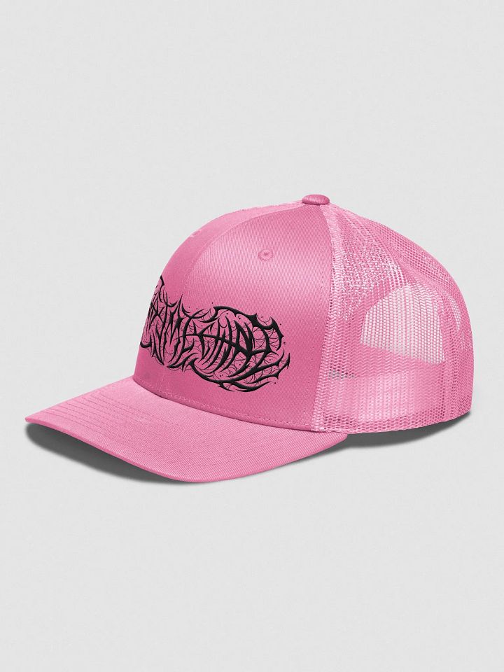 Pink Embroidered CandyMachine Logo Trucker cap product image (2)