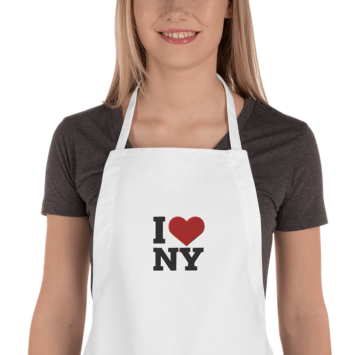 I ❤️ NY Embroidered Apron product image (1)