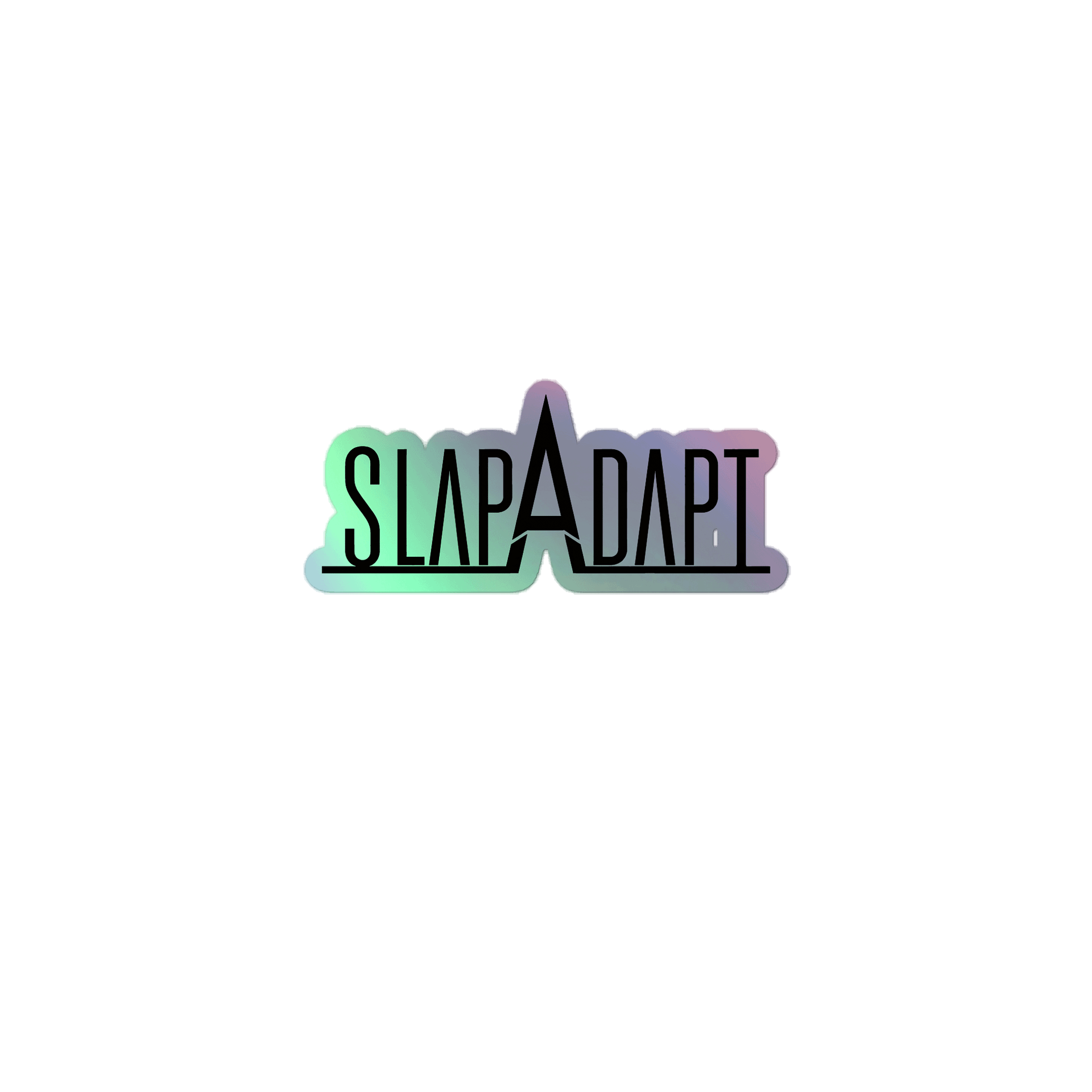 SlapAdapt NEW LOGO holo sticker product image (1)