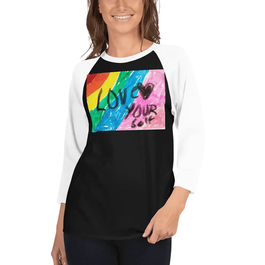 Love Yourself Original Artwork Baseball Shirt product image (14)