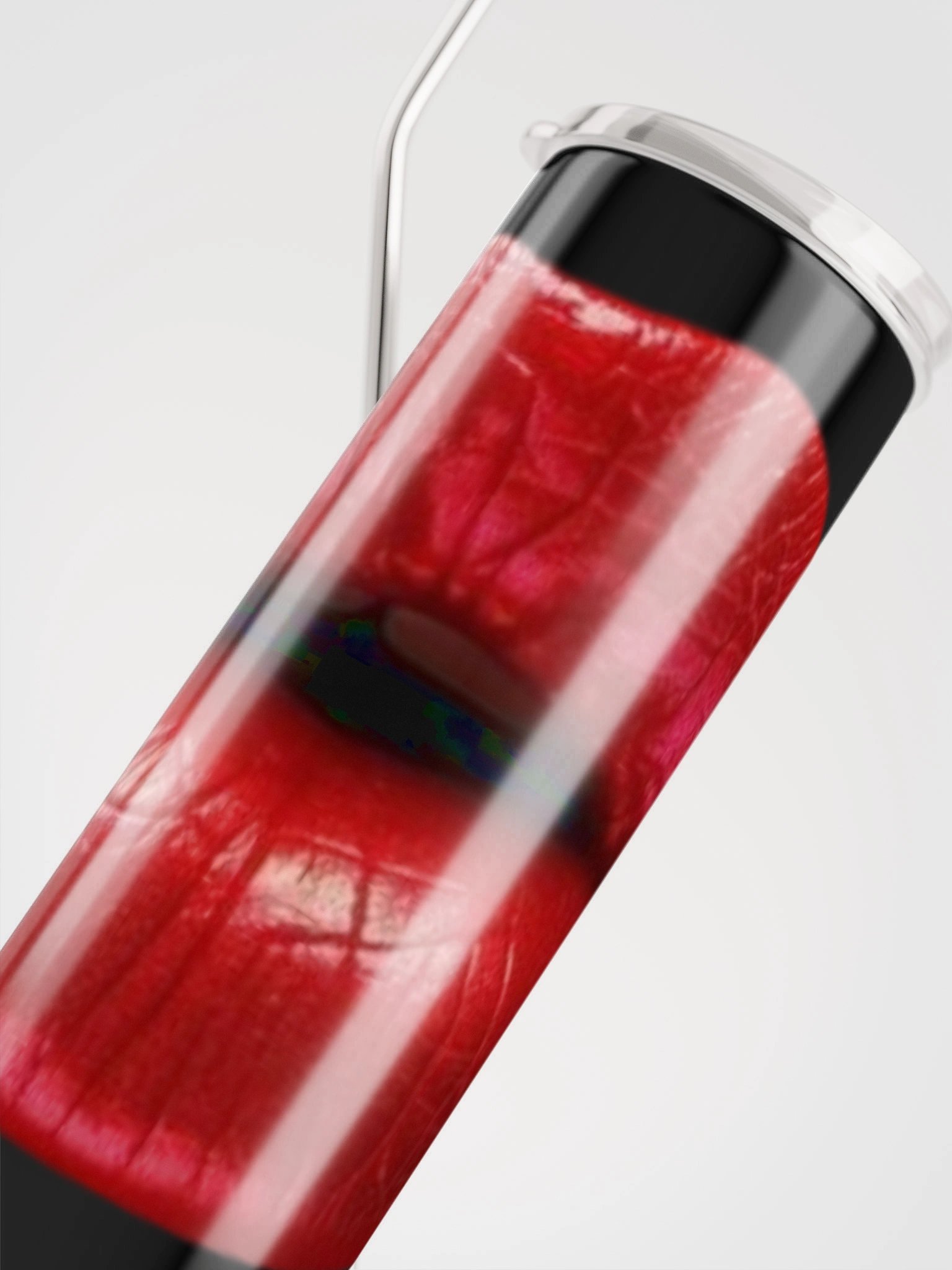 Glossy Rouge Stainless Steel Tumbler product image (8)