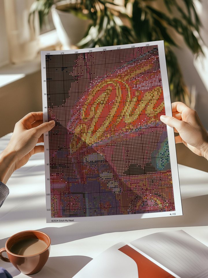 Retro Diner Cross Stitch Pattern product image (2)