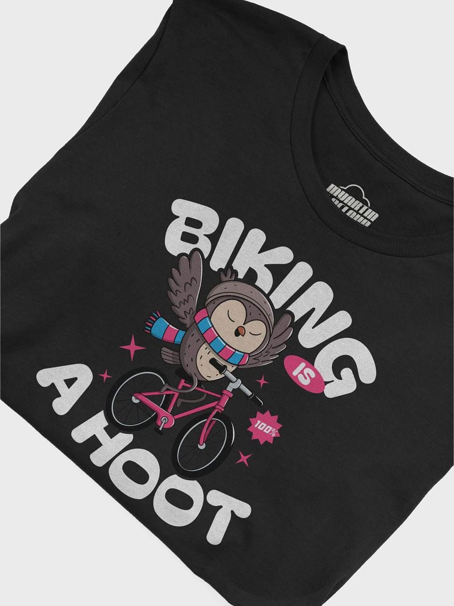 Playful Owl Biking Graphic T-Shirt – Biking is a Hoot product image (55)