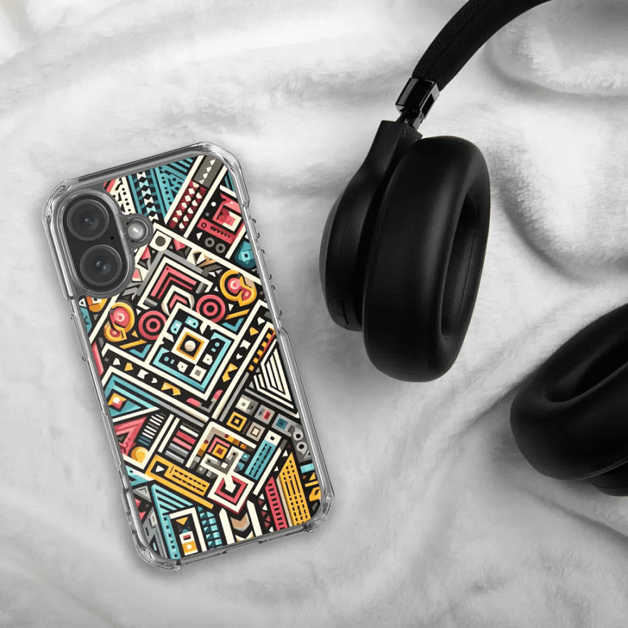 Geometric Fusion iPhone® Case product image (385)