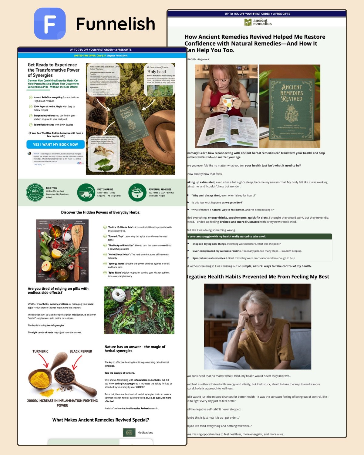 Ancient Remedies Funnel #2 | Funnelish product image (1)
