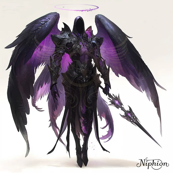 High-Resolution Digital Art – Nebula Archangel, Character Design #6 product image (1)