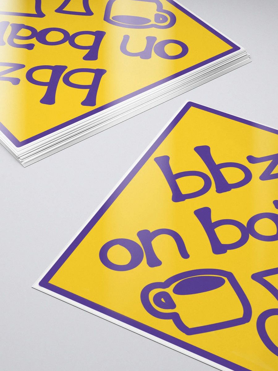 Bbz On Board - Pottery Sticker product image (5)