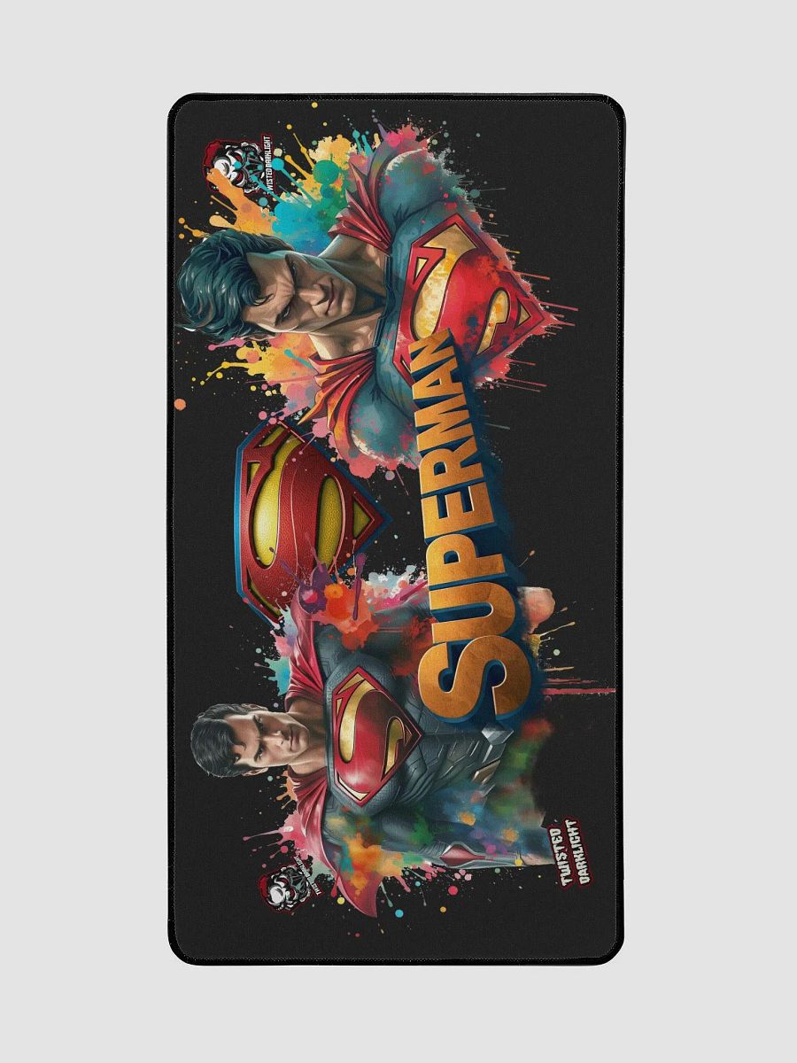 DC Superman on the Man of Steel Desk Mat by Twisted DarkLight. product image (3)