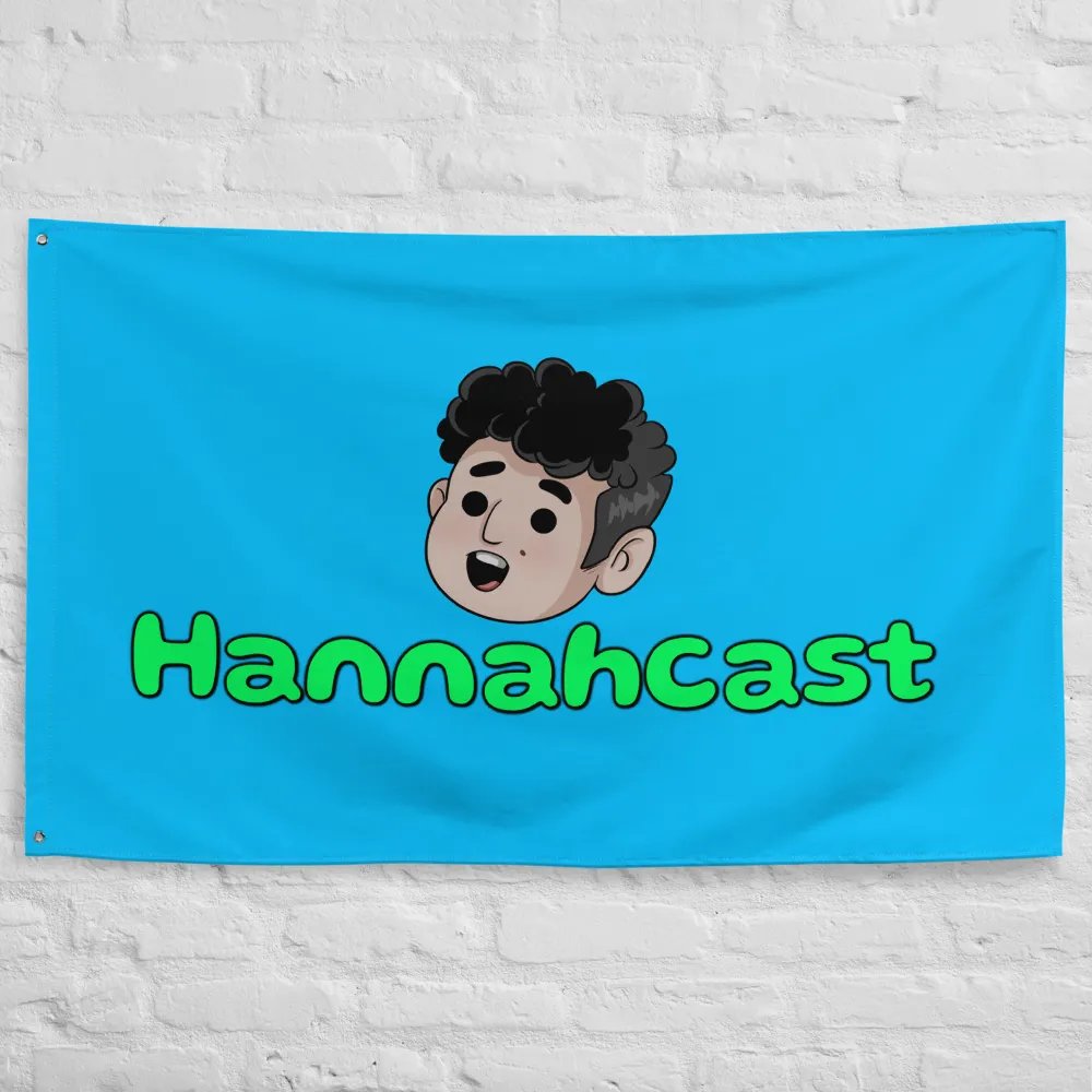Hannahcast Flag product image (12)