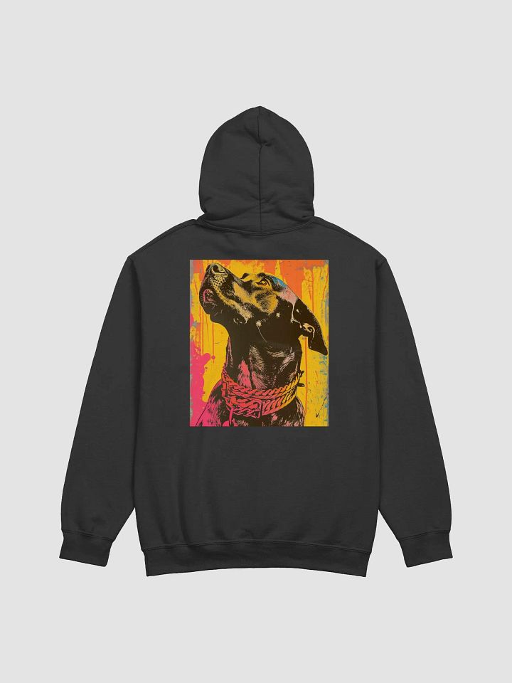 Retro Black Labrador Hoodie product image (2)