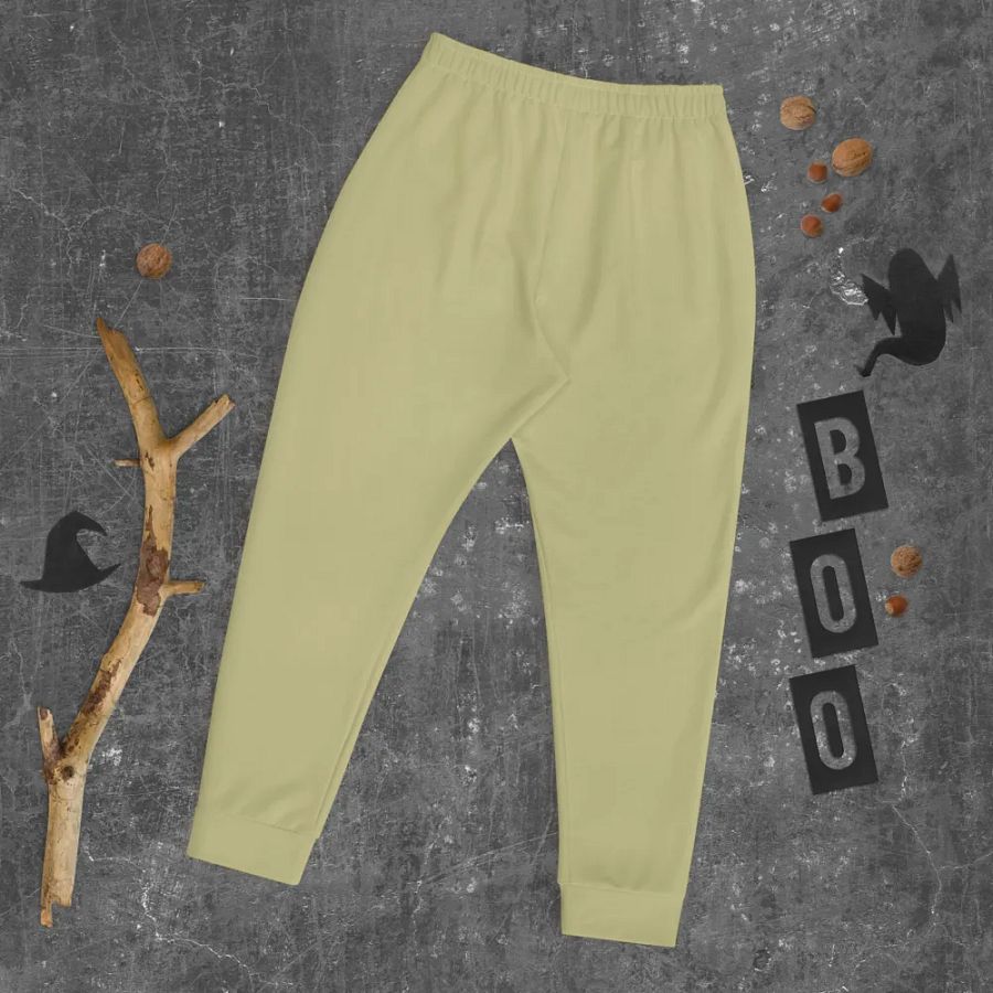Plain Medium Yellow True Summer Recycled Polyester Premium Men's Joggers by Treasure Pie product image (8)