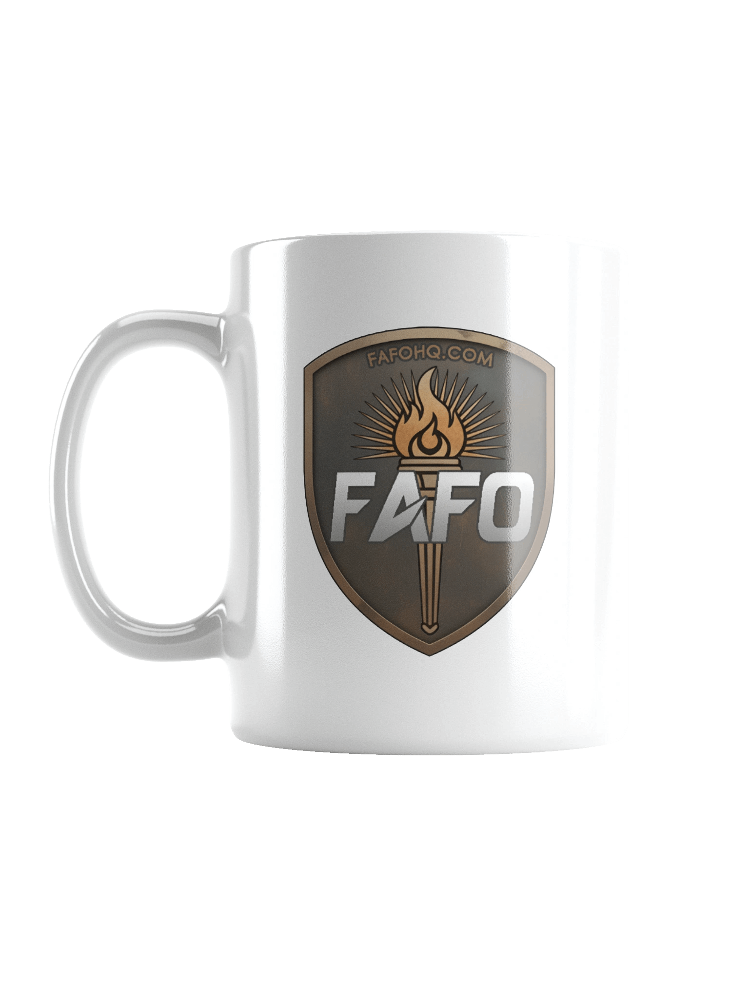 Radiant FAFO Torch Emblem Mug product image (1)