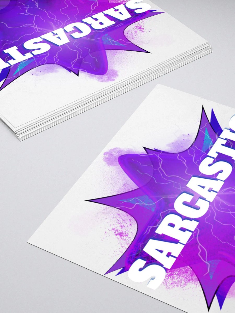 Sarcastic Sticker product image (4)