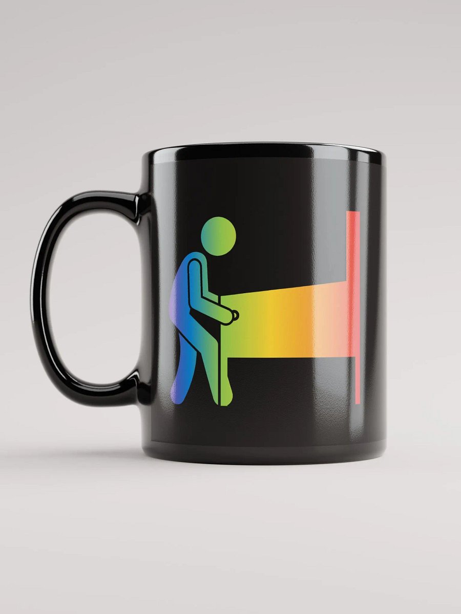 Black Rainbow Player Silhouette Mug product image (6)