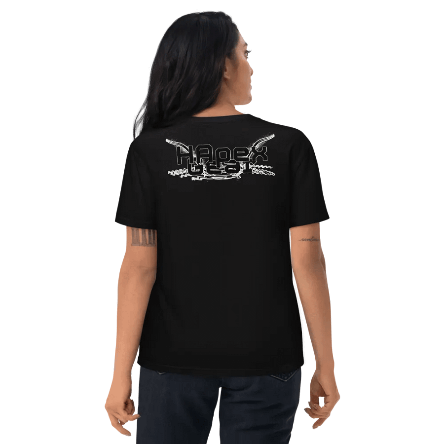 Organic Cotton T-Shirt - Embroidered - Black HApex Gear Black Logo product image (12)