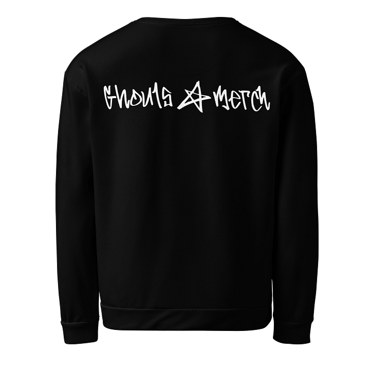 White Graffiti Teddy Unisex Sweatshirt product image (2)