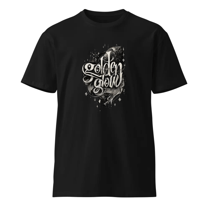 Golden Glow Calligraphy Unisex T-Shirt product image (1)