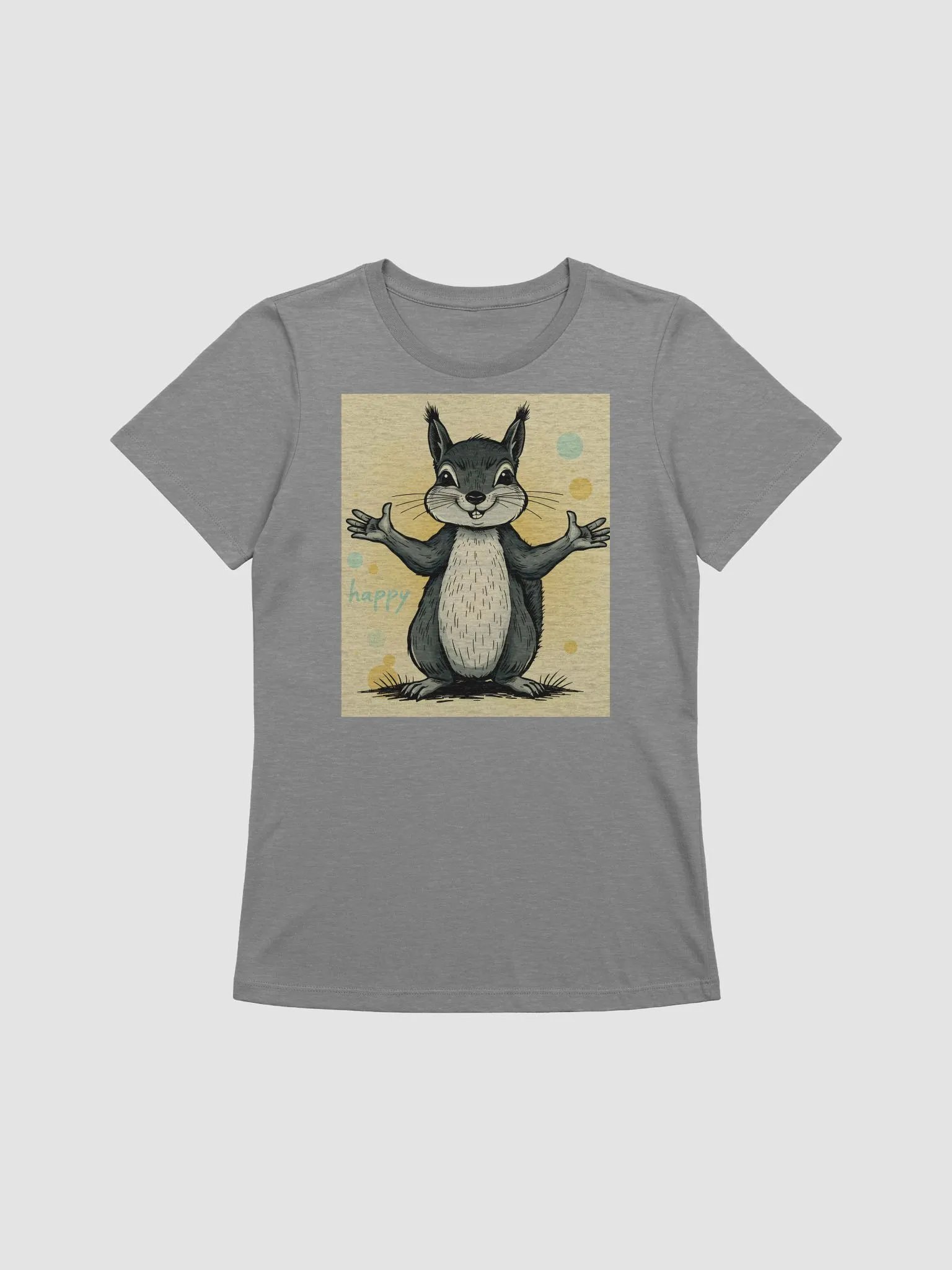 Cheerful Squirrel Hug Women's T-Shirt product image (1)