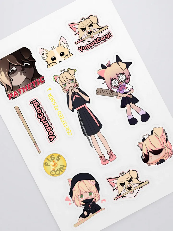 NEW! YogurtCorgi Sticker Set 2! product image (1)