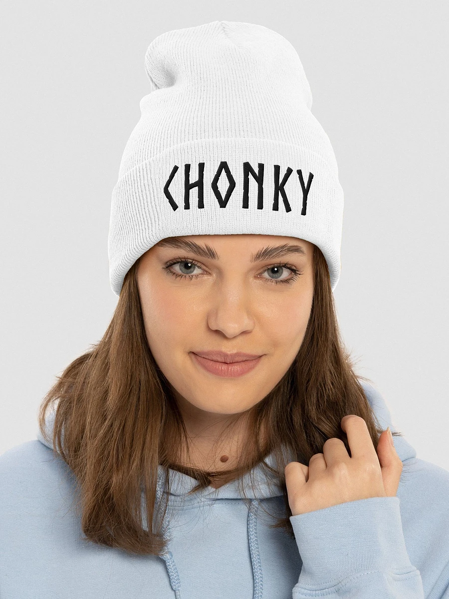 CHONKY - Beanie Black Embroidery product image (24)