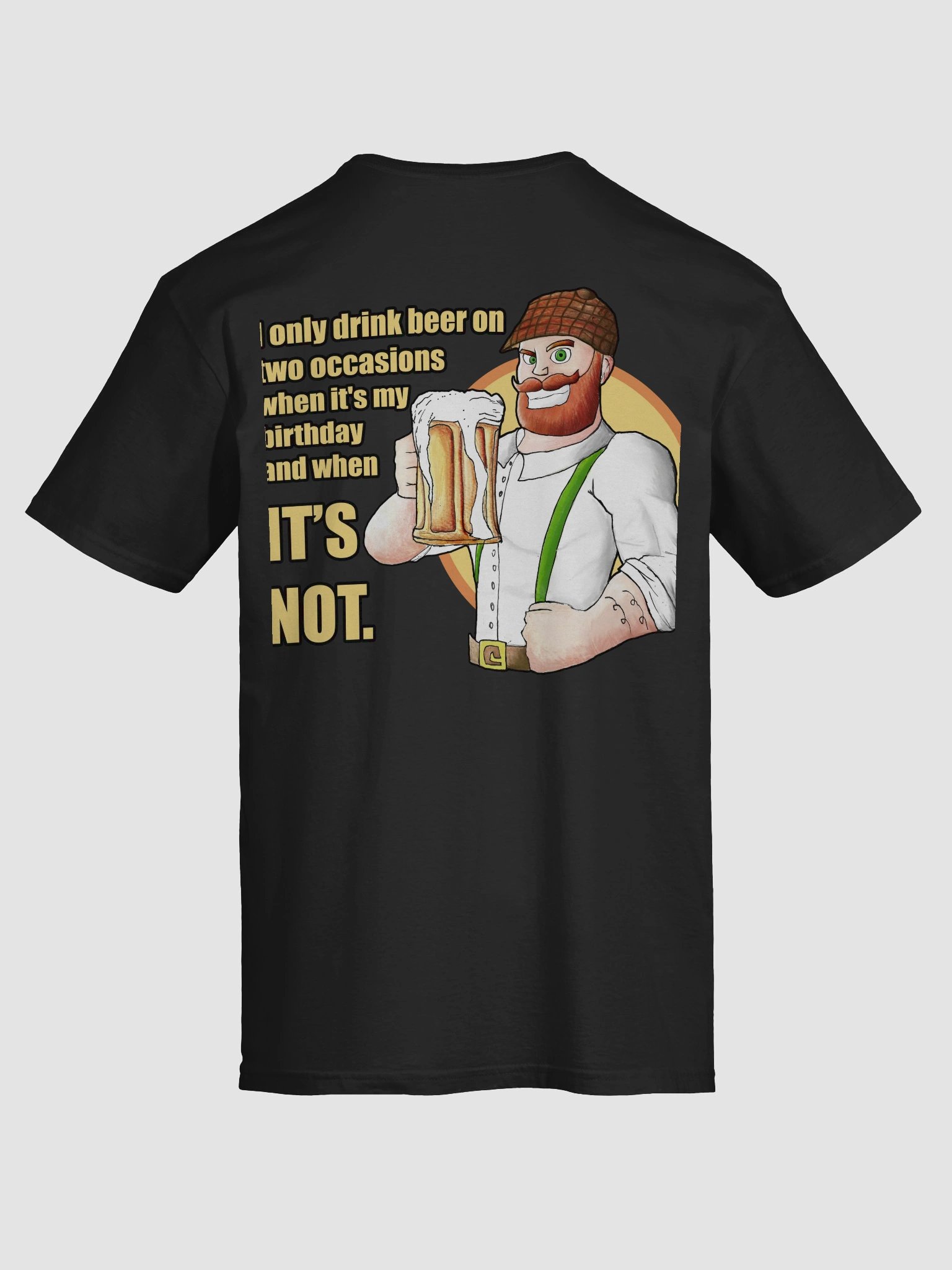 Beer lad 3 soft T-shirt Back product image (7)