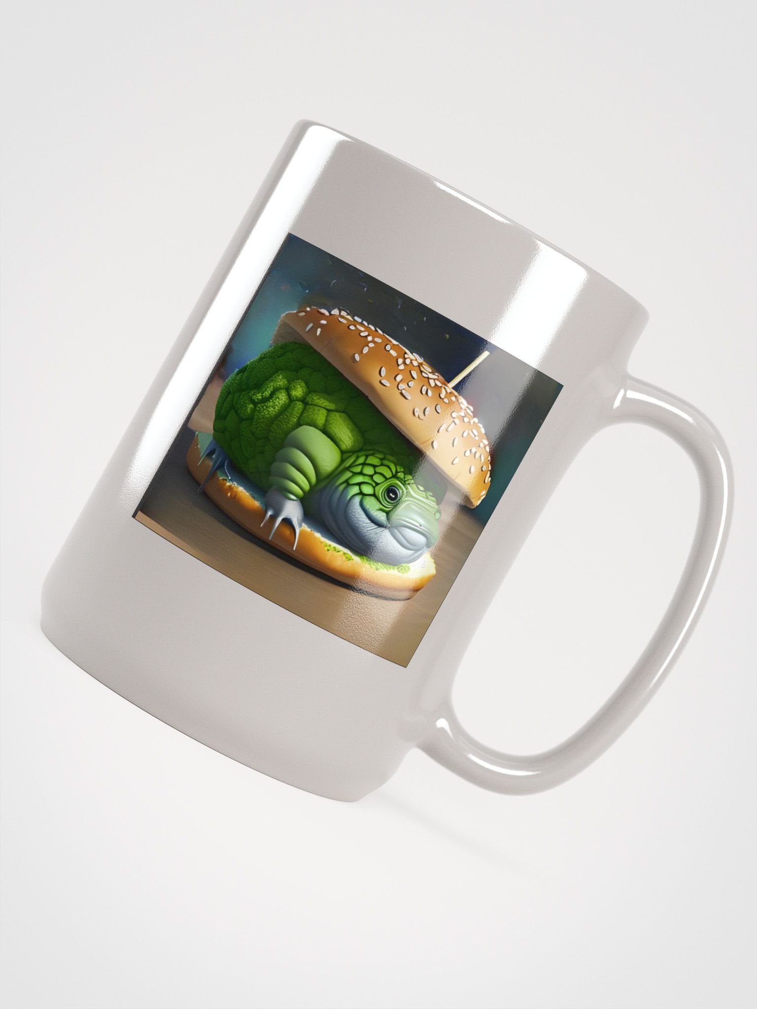 Tardigrade Burger Mug — “Water-Bear” Surreal 15oz product image (5)