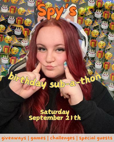 OMG OMG OMG 24 HOURS UNTIL THE BIRTHDAY SUBATHON IM SO EXCITED!!! 👀👀🎉🎉 #gamer #egirl #gamergirls #bodypoistivity #twitch #twi...