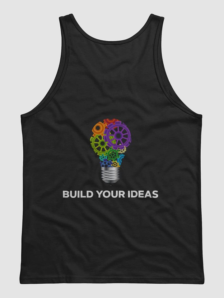 Build Your Ideas Tank Top Black product image (2)