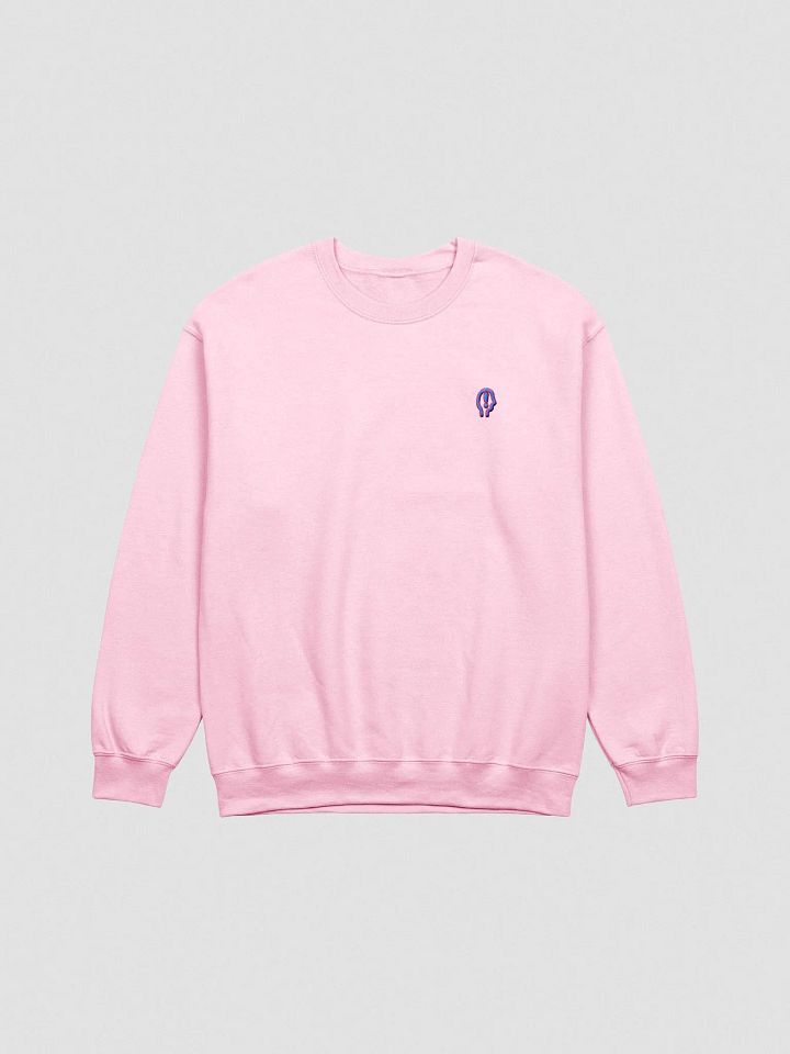 EXCLAIMING MENTALLY (L.C. bubblegum design) embroidered crewneck product image (7)
