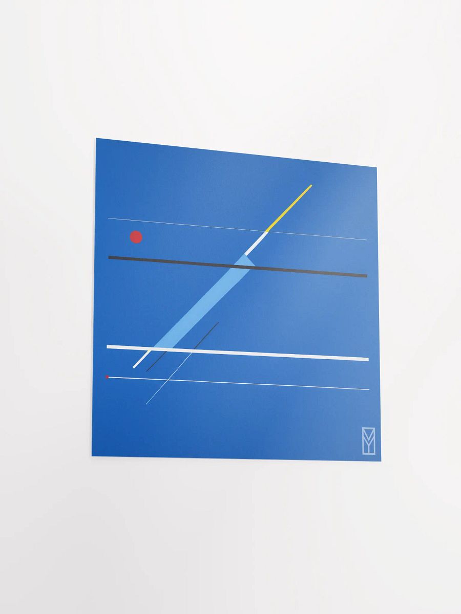 Poster Blue Screen: Abstract Art product image (3)