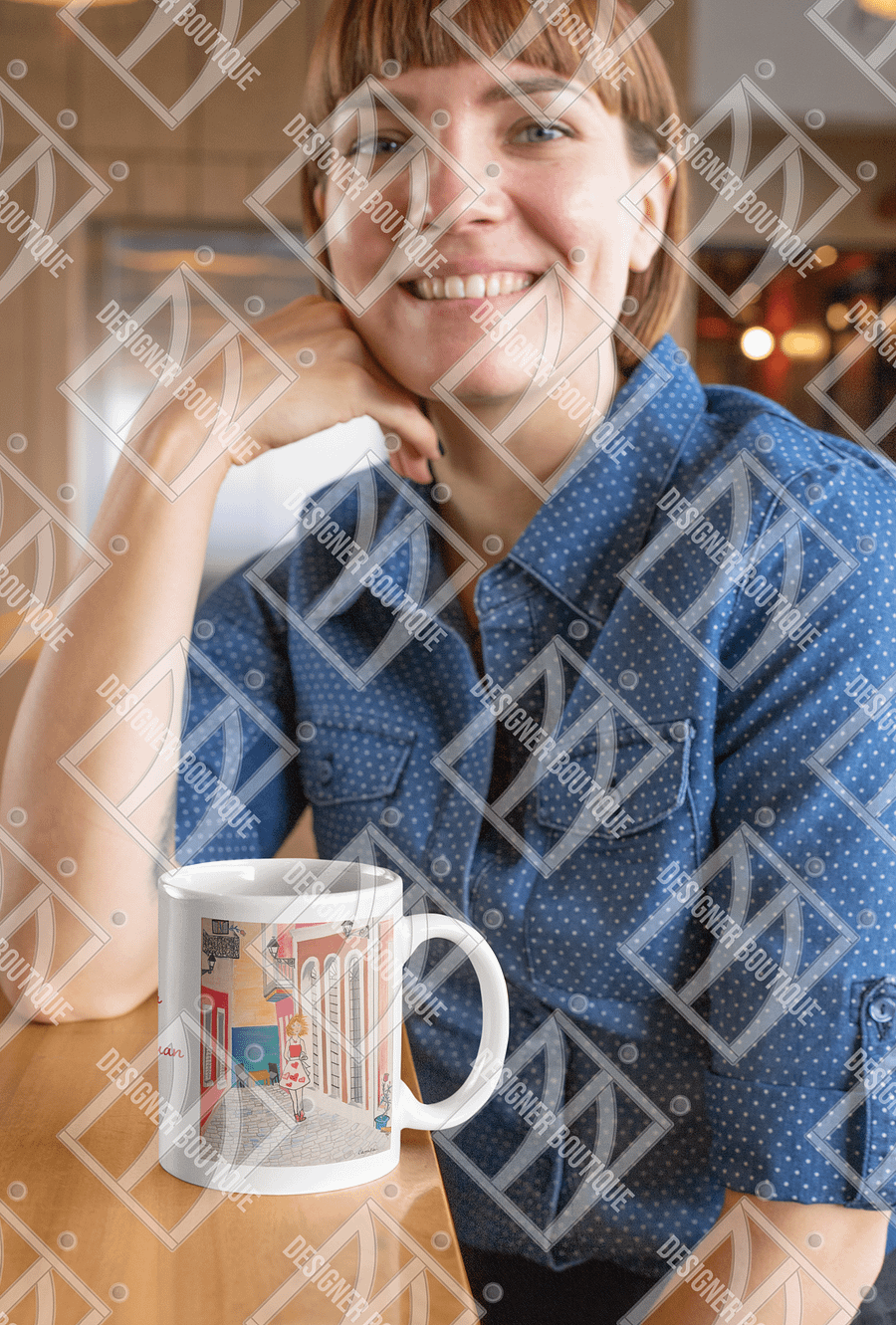 NN Designer Boutique x Camila Arraiza: Taza (Pelirroja) – Sabor a Amor y Café en el Viejo San Juan product image (4)