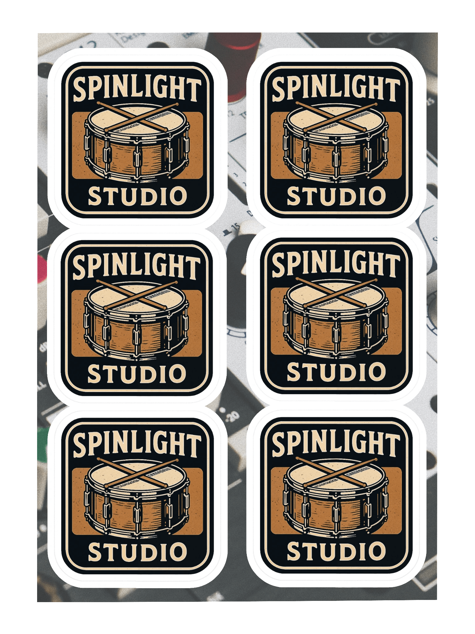 Spinlight Snare Stickers product image (3)