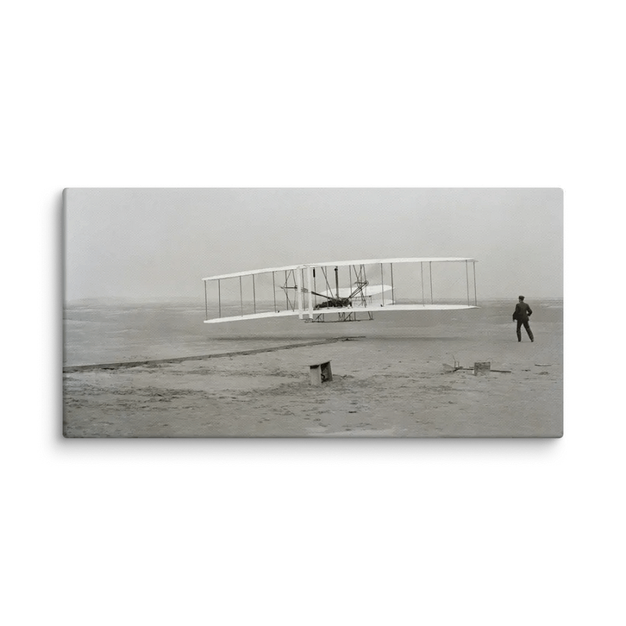 Wright Brothers’ First Flight Canvas Print product image (1)